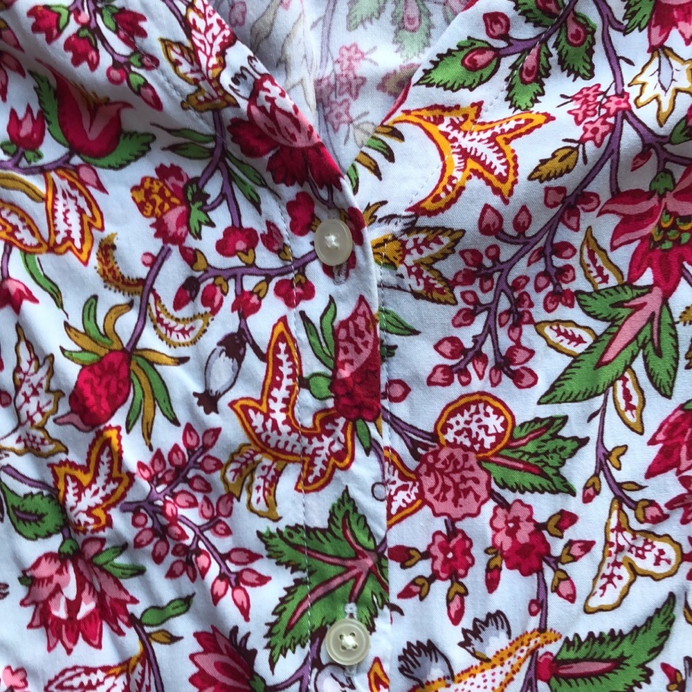 Loft button up floral dress - Picture 3 of 5
